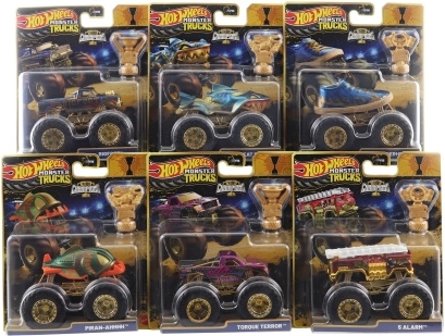 Hot Wheels Monster Trucks Bigfoot Trophy Champions – gyűjtői modell 1:64