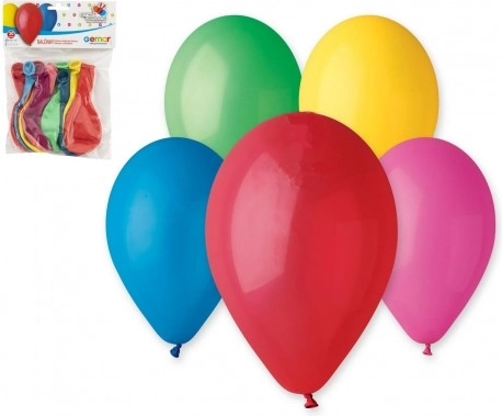 Felfújható léggömbök 11" 12cm 10 darab karnevál készlet