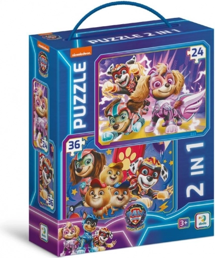 Gyerek puzzle Mancs őrjárat Mancsmentők 2 az 1-ben