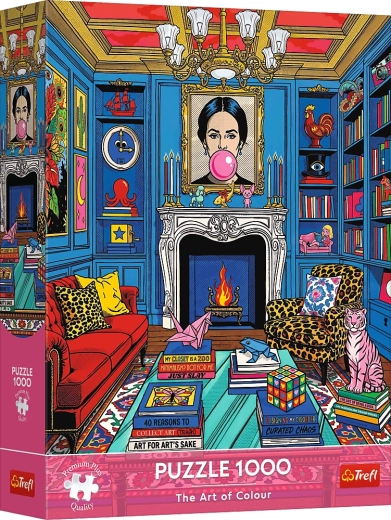 Trefl Puzzle Premium Plus The Art of Colour: Otthoni művészeti galéria 1000 darabos