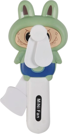 Kézi nyuszis ventilátor – mechanikus karos legyező