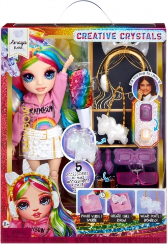 Rainbow High Creative Crystals Amaya Raine baba