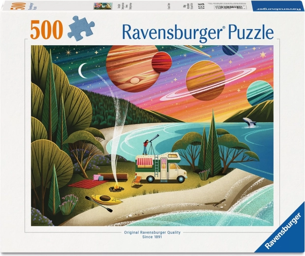 Ravensburger puzzle Csillagos ég alatti kempingezés 500 darab