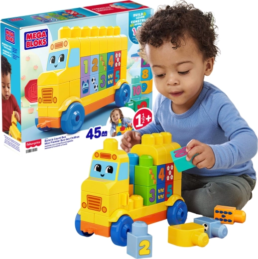 Mega Bloks Építs és számolj busz
