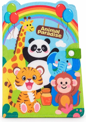 Chipolino textil oktatókönyv Zoo