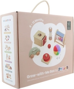 POLARB Montessori játékkészlet 6–12 hónapos babáknak