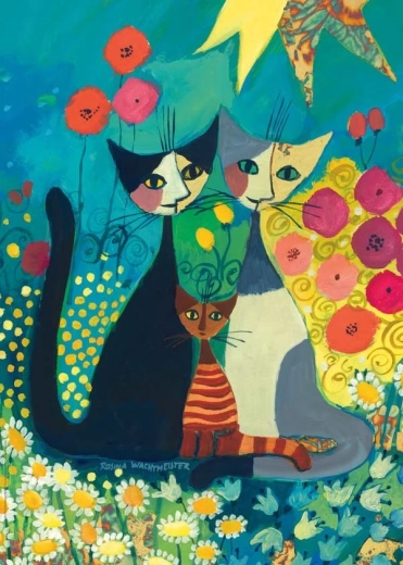 Heye fémes puzzle virágágyás 1000 darab