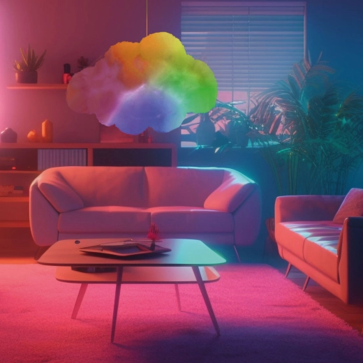 Színes RGB világítás