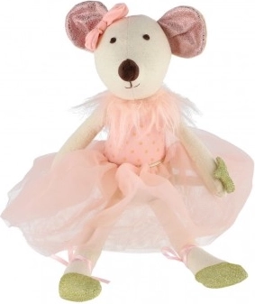 Puhaplüs egér Karolina balerina 33 cm