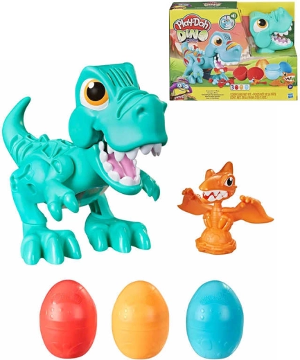 Play-Doh éhes tirannoszaurusz hangokkal - 1 db