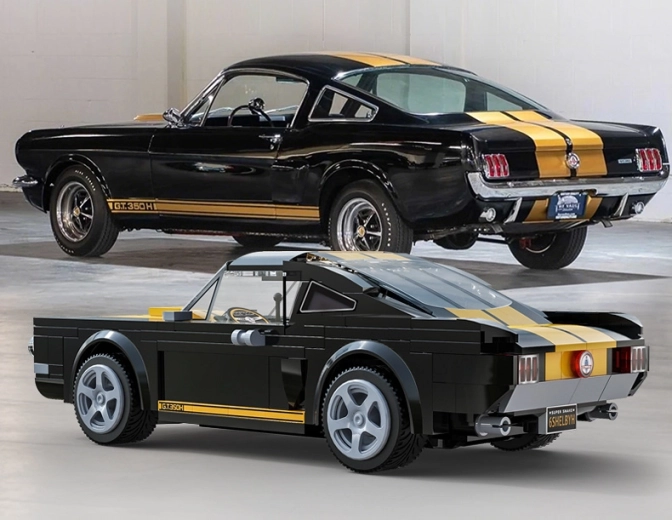 A Shelby GT 350H ikonikus megjelenése