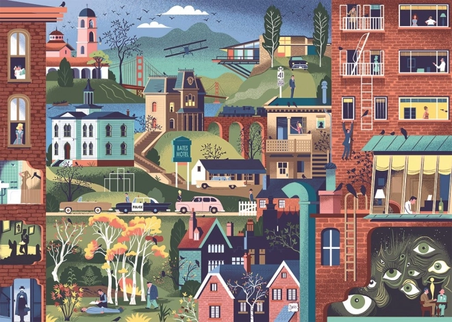 Puzzle Movie Masters: Alfred Hitchcock filmjei 1000 darab