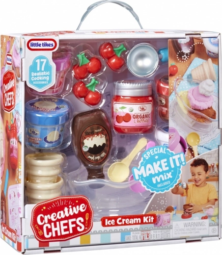 LITTLE TIKES Creative Chefs fagylaltkészlet 17 kiegészítővel