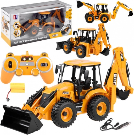 Nagy RC traktor – buldózer és rakodó JCB 1:20