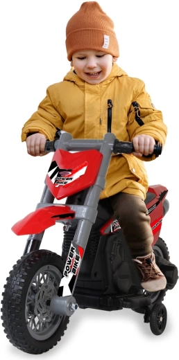 Power Bike piros 6 V-os elektromos gyermekmotor