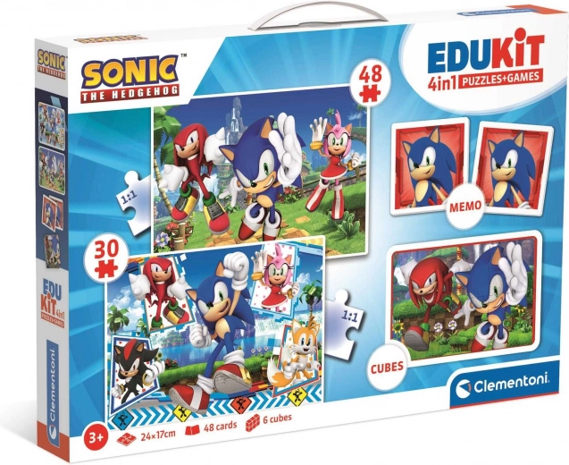 Clementoni Játékgyűjtemény Sonic 4 az 1-ben