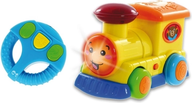 Távirányítós mozdony kormánnyal