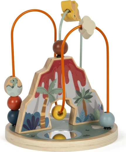 Small Foot dinoszaurusz mintás motoros labirintus tükörrel