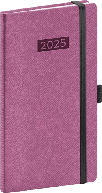 Rózsaszín zsebnaptár 2025
