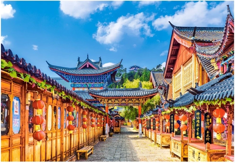 Lijiang, Kína puzzle, 1000 darab