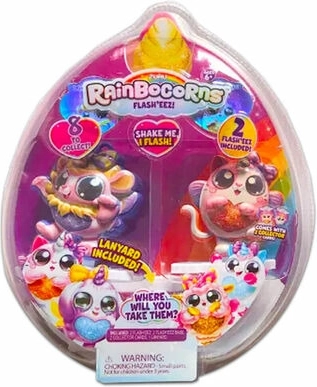 Világító RainboCorns Flash figurák zsinórral
