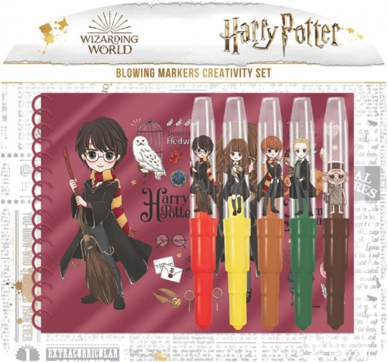 Harry Potter fújó filctoll készlet füzetettel