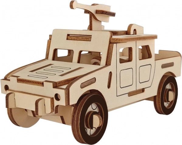 Woodcraft 3D puzzle fa katonai jármű