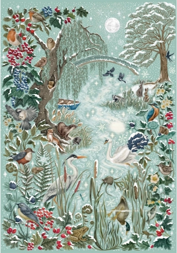 Puzzle The Art File: Befagyott folyó 1000 darab