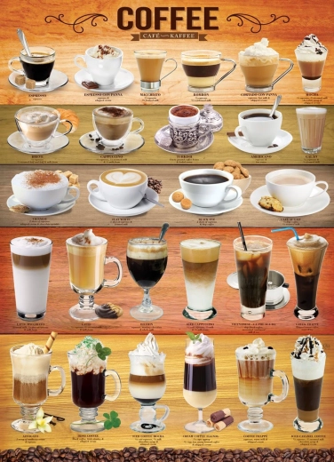 Puzzle Kávé 1000 darabos