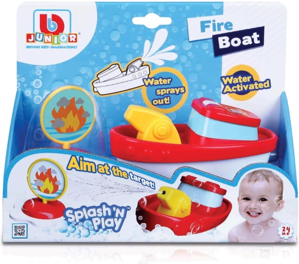 BB Junior tűzoltóhajó vízbe