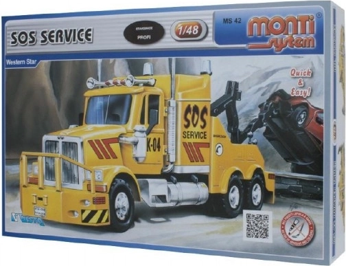 Monti System SOS Szerviz Western Star Építőkészlet