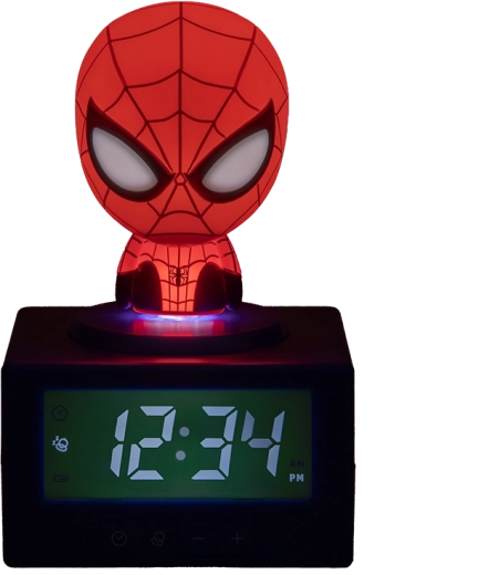 Éjszakai fény Spider-Man fej formában