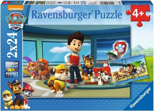 Ravensburger puzzle Mancs Őrjárat 2×24 darabos