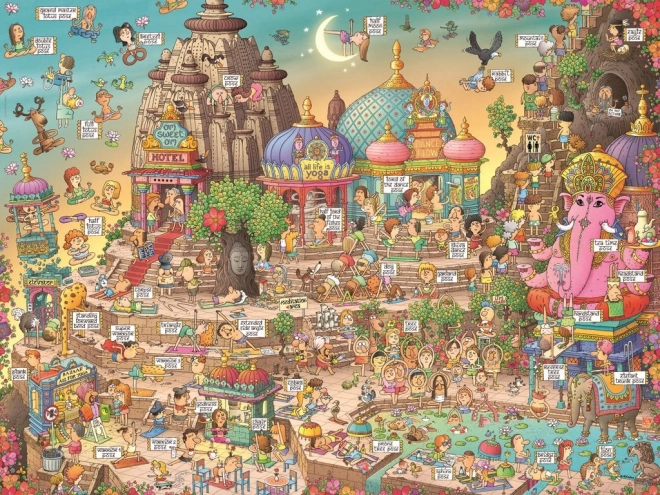 HEYE Jógaországa puzzle 1500 darab