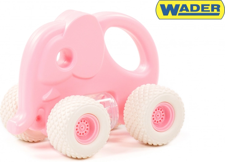 Vidám Elefántos Autócska Kisgyermekeknek - Rózsaszín