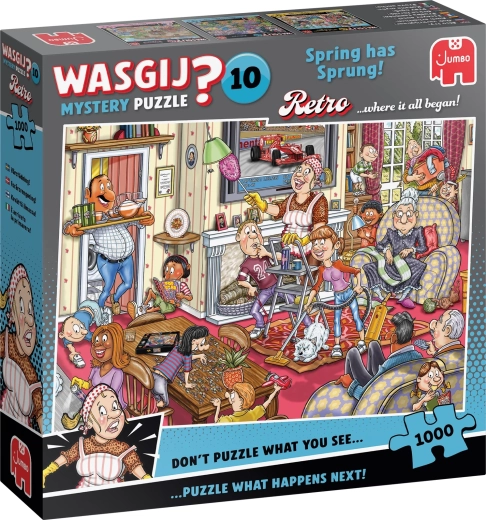 Jumbo Wasgij Retro Mystery 10: Itt a tavasz! 1000 darab