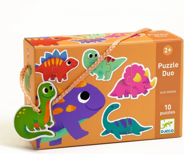 Puzzle Duo Dinoszauruszok