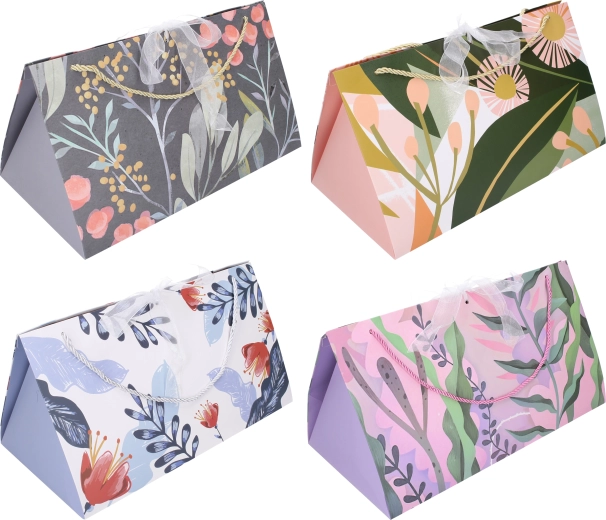 Ajándéktáska doboz M 15,5 × 27 × 14 cm – univerzális, egész éves