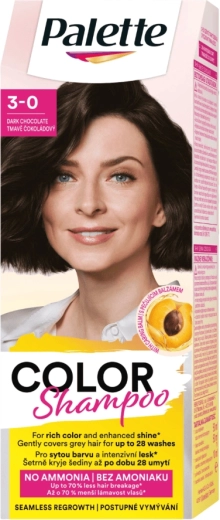 Palette Color Shampoo sötét csokoládé 3-0, 50 ml