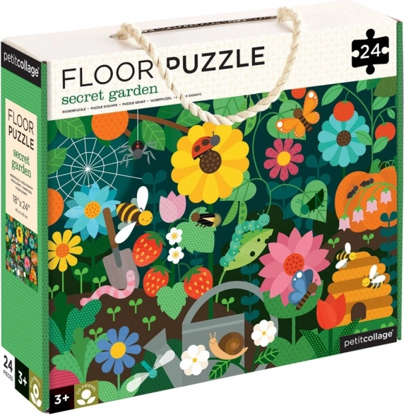 Petitcollage Padló puzzle – titokzatos kert