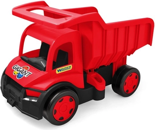 Gigant teherautó billenőplatóval, piros