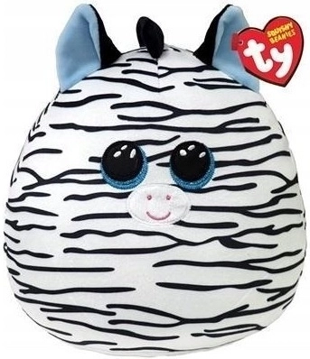 Plüss nyomkodós TY zebra 22 cm