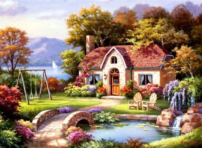 ANATOLIAN puzzle – kőhíd a házikónál, 1500 darabos