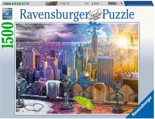 Ravensburger puzzle New York évszakai 1500 darabos