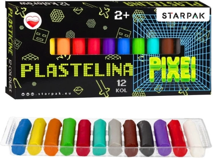 Game Pixel gyurma – 12 szín
