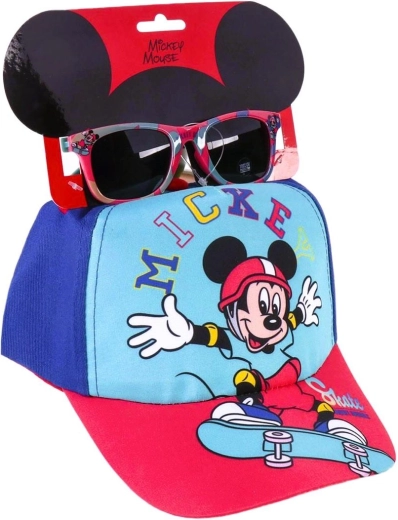 Mickey baseballsapka és napszemüveg szett