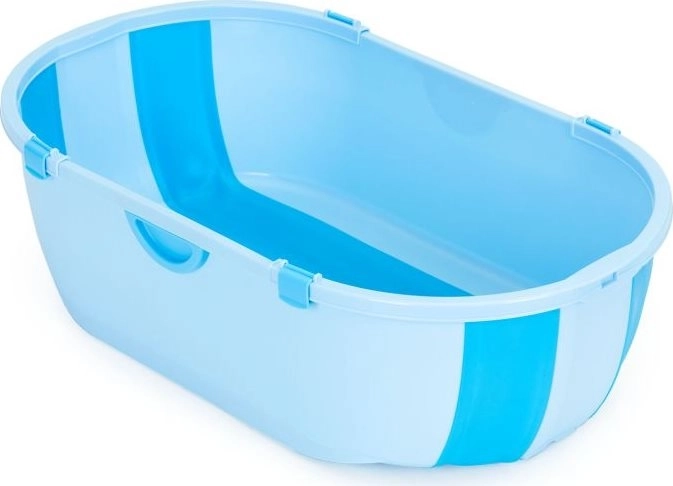 Összecsukható gyermek fürdőkád leeresztő dugóval ECOTOYS – Kék