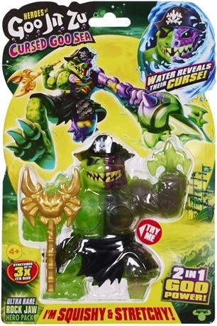 Goo Jit Zu Smash Strikers nyújtható és nyomogatható figura Rock Jaw