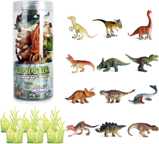 Woopie dinoszaurusz figura készlet 18 db