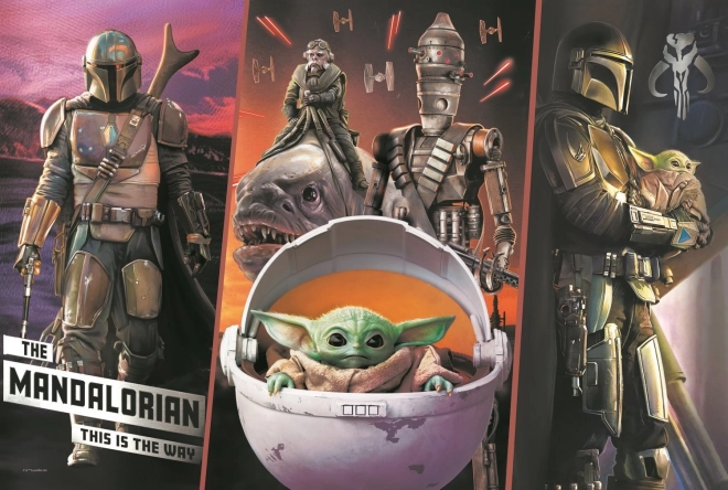 Kirakó, 300 darab – titokzatos Baby Yoda (STAR WARS: THE MANDALORIAN) – TREFL